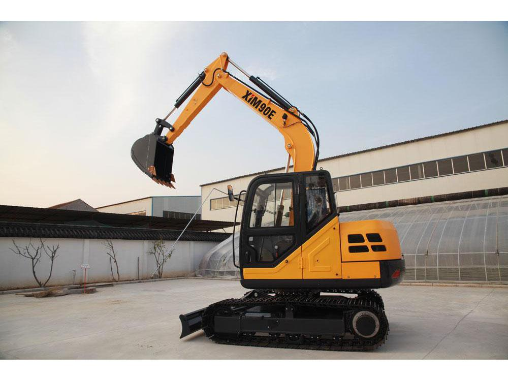 What should I do if the excavator's water temperature is too high?